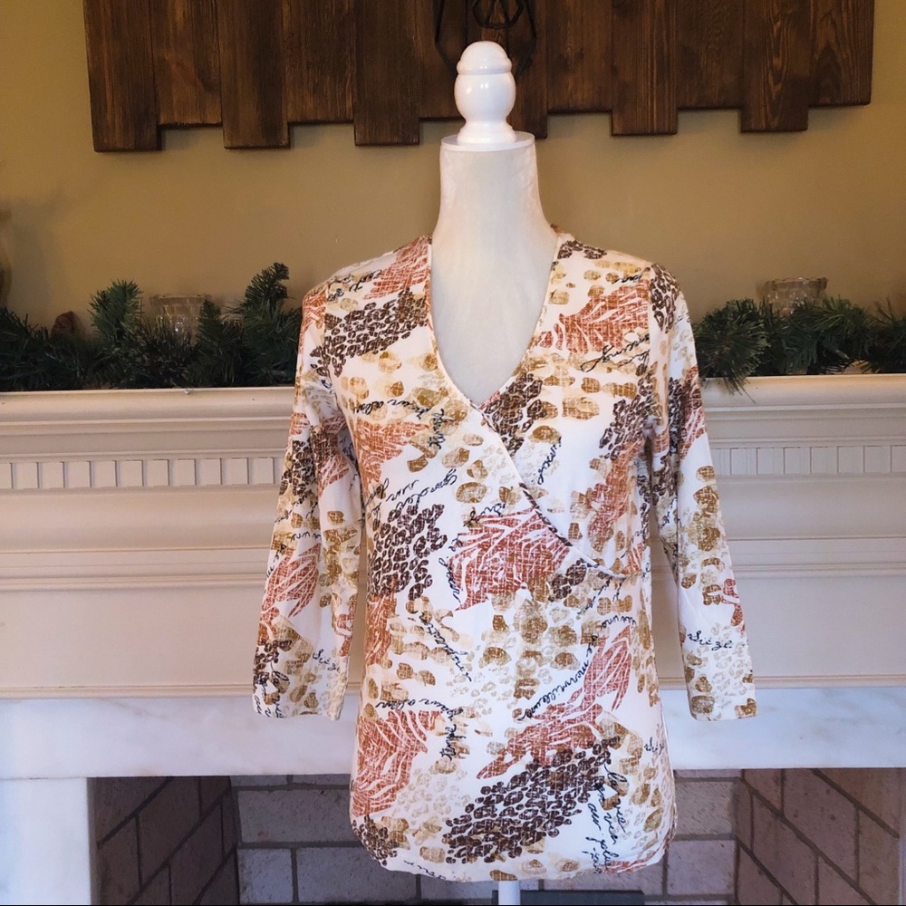 | Ruby Rd | 3/4 Sleeve Top